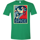 T-Shirts Heather Irish Green / S Spice Powerpuff Men's Semi-Fitted Softstyle
