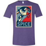 T-Shirts Heather Purple / S Spice Powerpuff Men's Semi-Fitted Softstyle