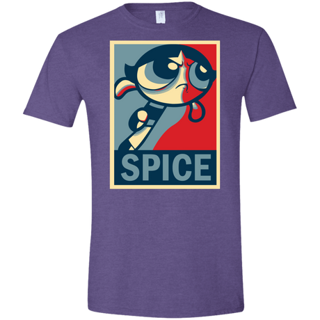 T-Shirts Heather Purple / S Spice Powerpuff Men's Semi-Fitted Softstyle