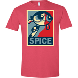 T-Shirts Heather Red / S Spice Powerpuff Men's Semi-Fitted Softstyle