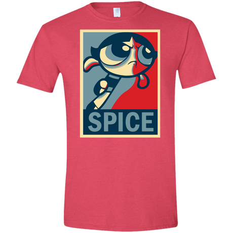 T-Shirts Heather Red / S Spice Powerpuff Men's Semi-Fitted Softstyle