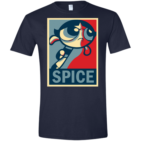 T-Shirts Navy / X-Small Spice Powerpuff Men's Semi-Fitted Softstyle