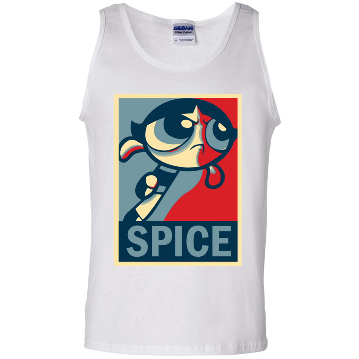 T-Shirts White / S Spice Powerpuff Men's Tank Top