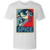 T-Shirts Heather White / S Spice Powerpuff Men's Triblend T-Shirt