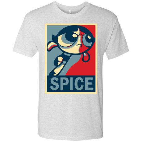T-Shirts Heather White / S Spice Powerpuff Men's Triblend T-Shirt