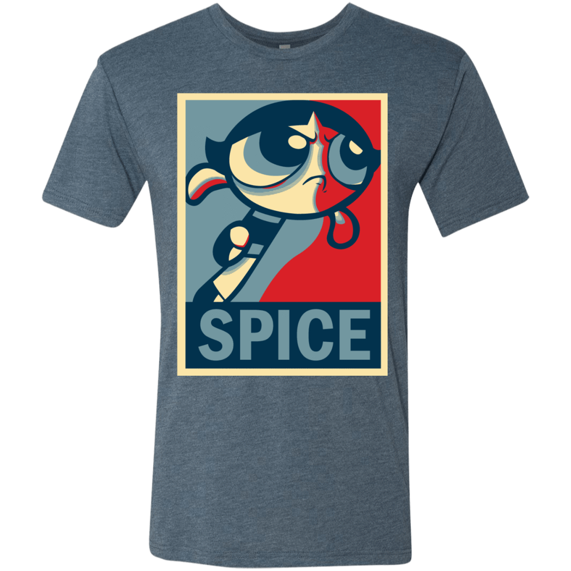 T-Shirts Indigo / S Spice Powerpuff Men's Triblend T-Shirt