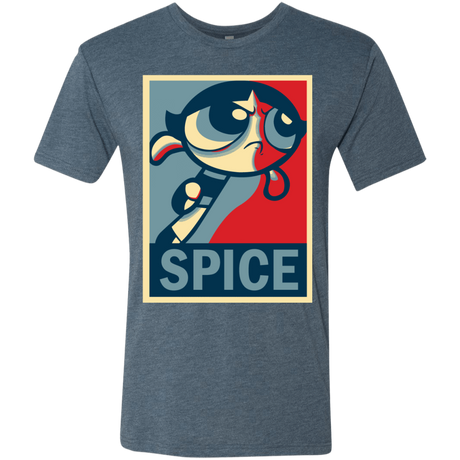 T-Shirts Indigo / S Spice Powerpuff Men's Triblend T-Shirt