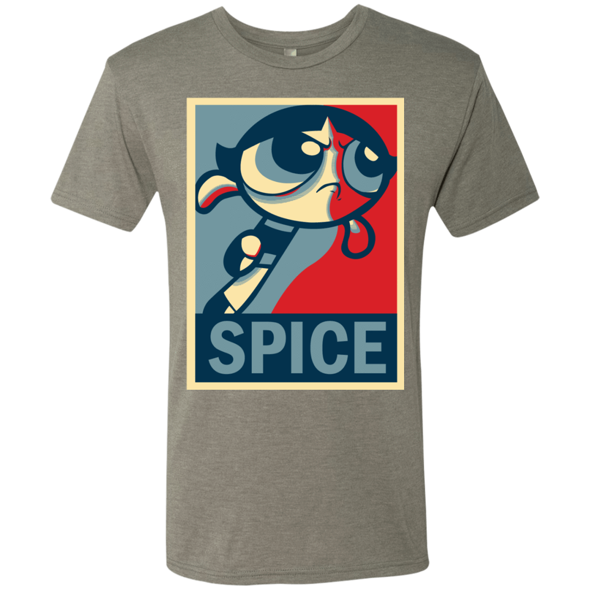 T-Shirts Venetian Grey / S Spice Powerpuff Men's Triblend T-Shirt
