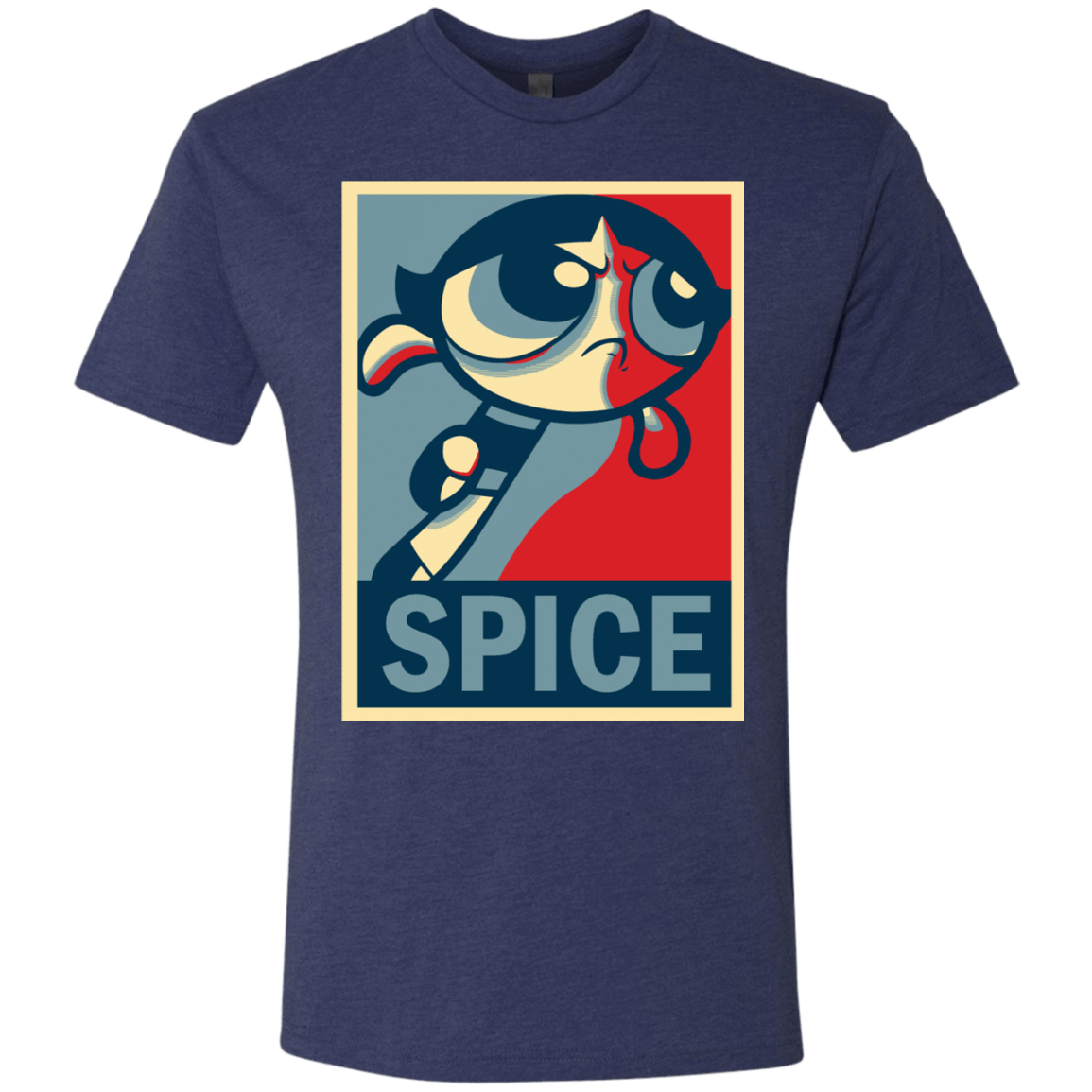 T-Shirts Vintage Navy / S Spice Powerpuff Men's Triblend T-Shirt