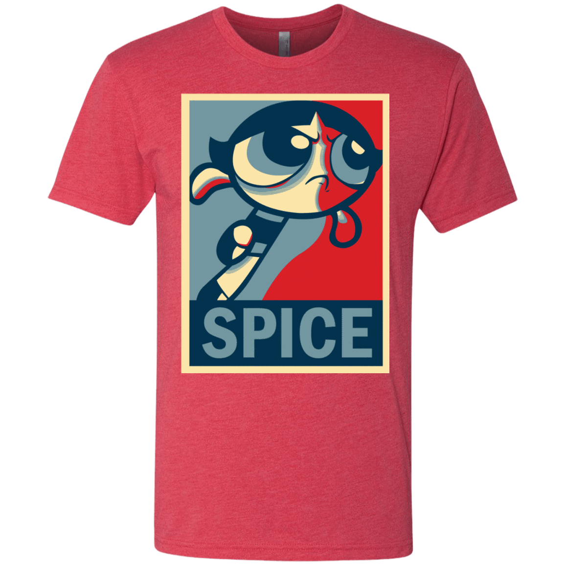 T-Shirts Vintage Red / S Spice Powerpuff Men's Triblend T-Shirt