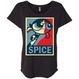 T-Shirts Vintage Black / X-Small Spice Powerpuff Triblend Dolman Sleeve