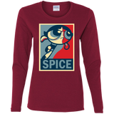 T-Shirts Cardinal / S Spice Powerpuff Women's Long Sleeve T-Shirt