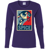 T-Shirts Purple / S Spice Powerpuff Women's Long Sleeve T-Shirt