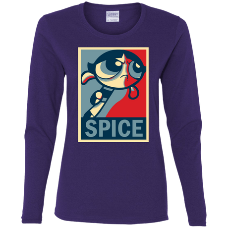 T-Shirts Purple / S Spice Powerpuff Women's Long Sleeve T-Shirt