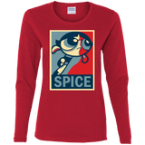 T-Shirts Red / S Spice Powerpuff Women's Long Sleeve T-Shirt