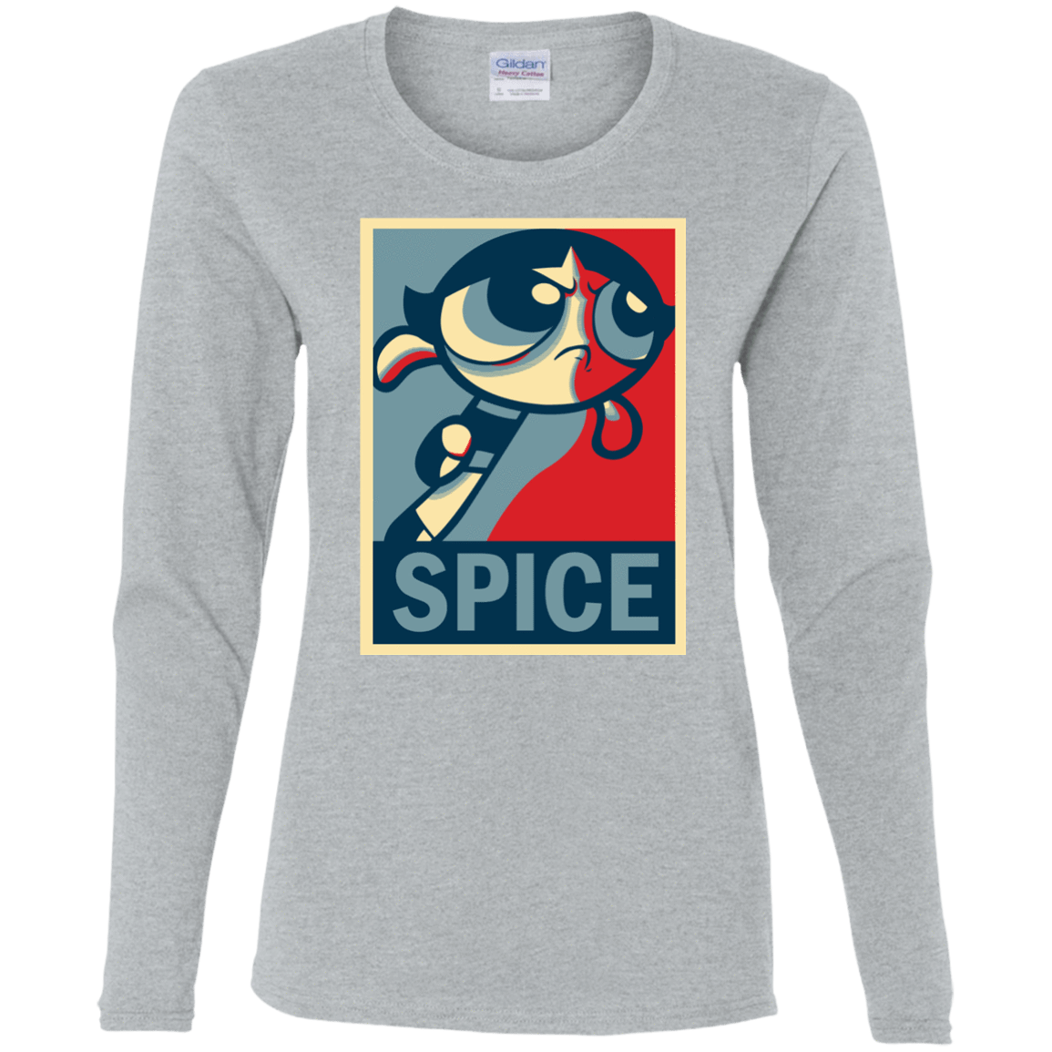 T-Shirts Sport Grey / S Spice Powerpuff Women's Long Sleeve T-Shirt