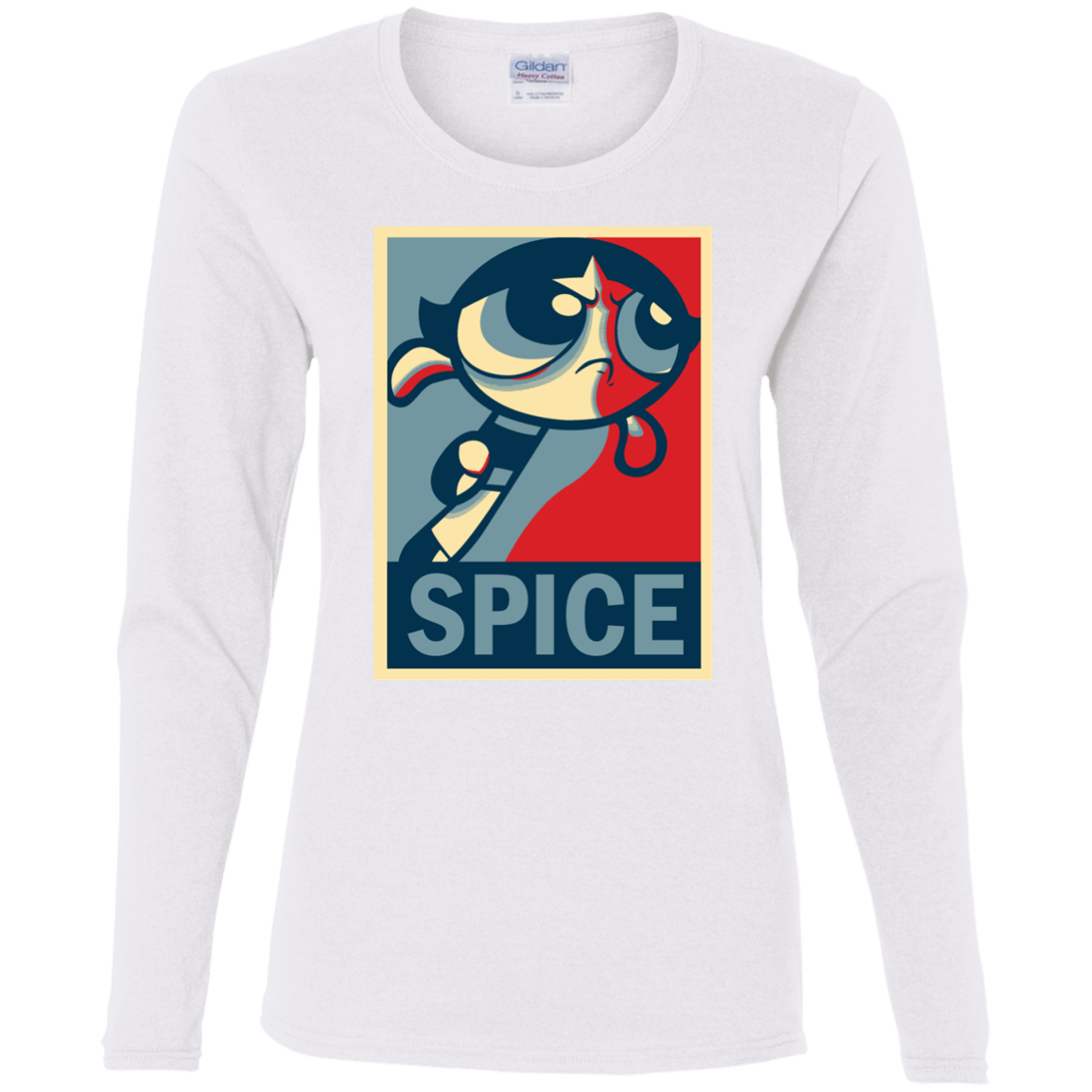 T-Shirts White / S Spice Powerpuff Women's Long Sleeve T-Shirt