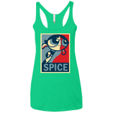 T-Shirts Envy / X-Small Spice Powerpuff Women's Triblend Racerback Tank