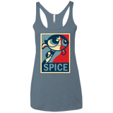 T-Shirts Indigo / X-Small Spice Powerpuff Women's Triblend Racerback Tank