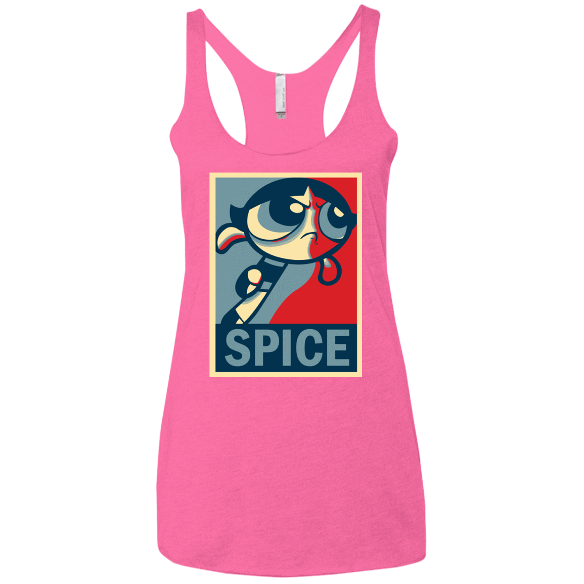 T-Shirts Vintage Pink / X-Small Spice Powerpuff Women's Triblend Racerback Tank