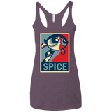 T-Shirts Vintage Purple / X-Small Spice Powerpuff Women's Triblend Racerback Tank