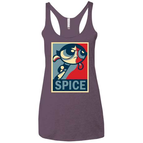T-Shirts Vintage Purple / X-Small Spice Powerpuff Women's Triblend Racerback Tank