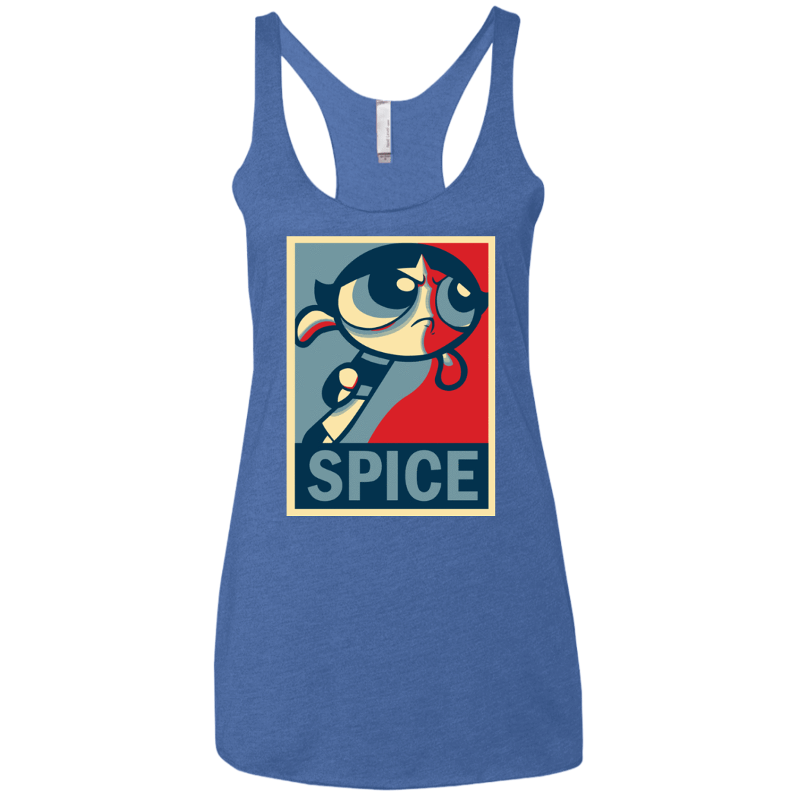 T-Shirts Vintage Royal / X-Small Spice Powerpuff Women's Triblend Racerback Tank