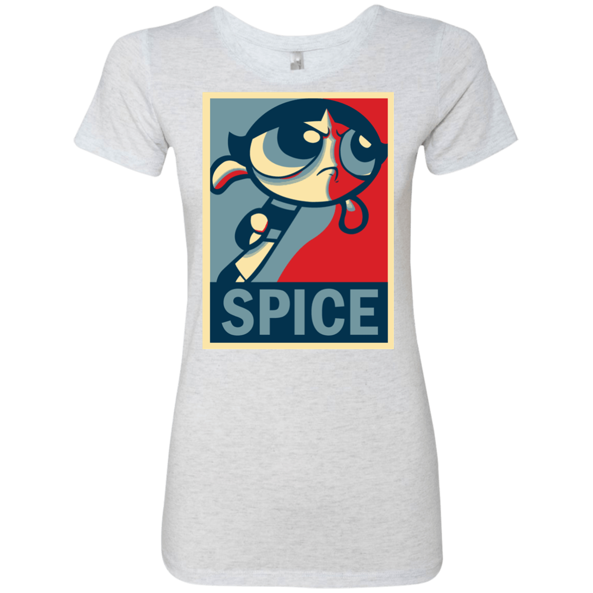 T-Shirts Heather White / S Spice Powerpuff Women's Triblend T-Shirt