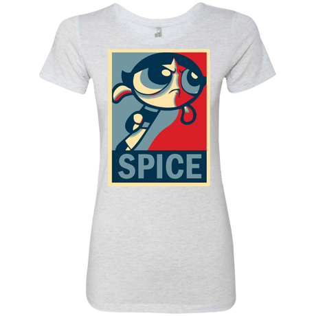 T-Shirts Heather White / S Spice Powerpuff Women's Triblend T-Shirt