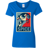 T-Shirts Royal / S Spice Powerpuff Women's V-Neck T-Shirt