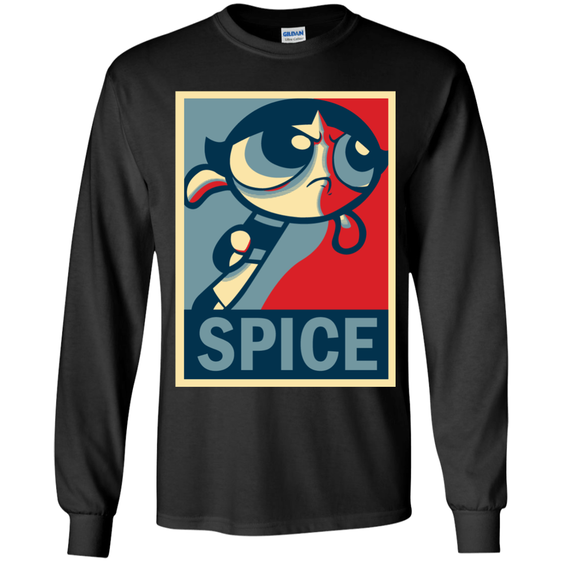 T-Shirts Black / YS Spice Powerpuff Youth Long Sleeve T-Shirt