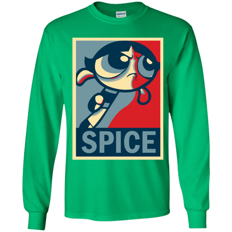 T-Shirts Irish Green / YS Spice Powerpuff Youth Long Sleeve T-Shirt