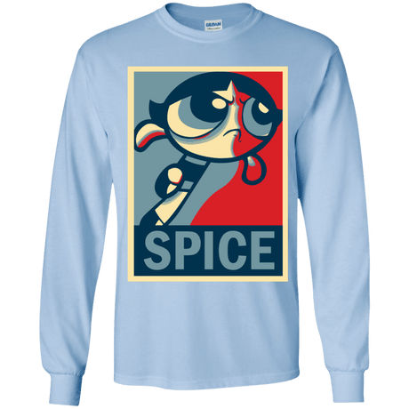 T-Shirts Light Blue / YS Spice Powerpuff Youth Long Sleeve T-Shirt