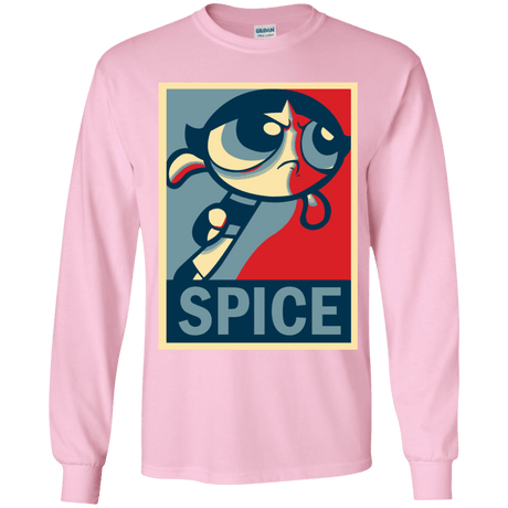 T-Shirts Light Pink / YS Spice Powerpuff Youth Long Sleeve T-Shirt