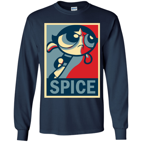 T-Shirts Navy / YS Spice Powerpuff Youth Long Sleeve T-Shirt