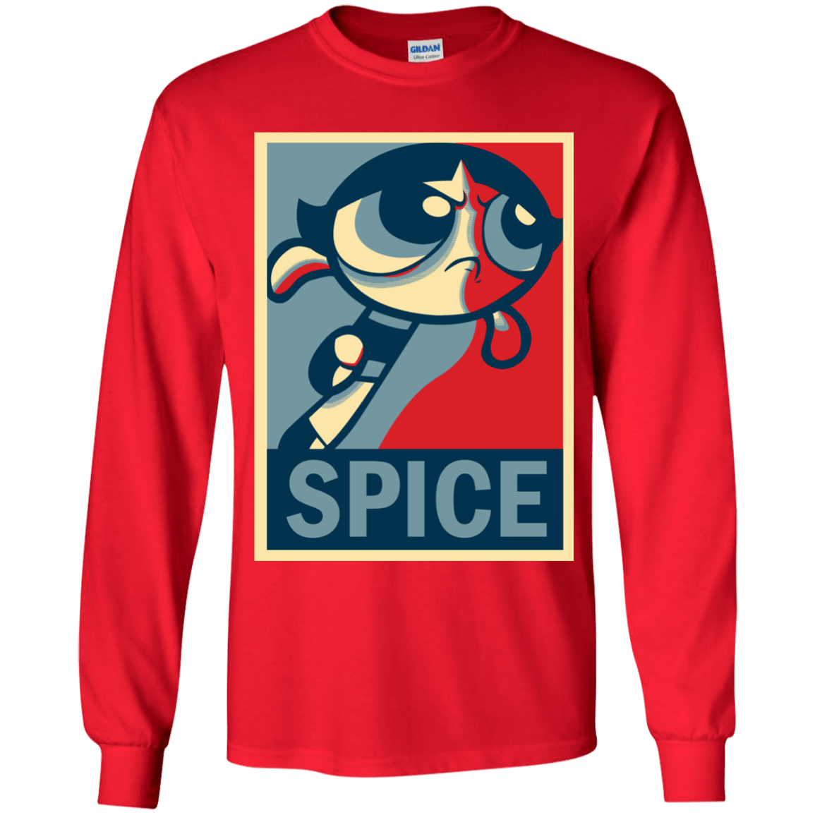 T-Shirts Red / YS Spice Powerpuff Youth Long Sleeve T-Shirt