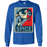 T-Shirts Royal / YS Spice Powerpuff Youth Long Sleeve T-Shirt
