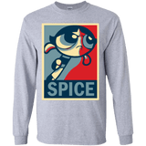T-Shirts Sport Grey / YS Spice Powerpuff Youth Long Sleeve T-Shirt