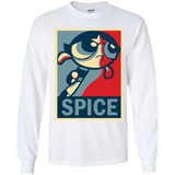 T-Shirts White / YS Spice Powerpuff Youth Long Sleeve T-Shirt