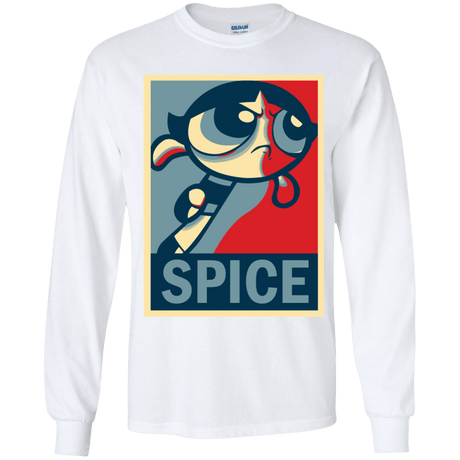 T-Shirts White / YS Spice Powerpuff Youth Long Sleeve T-Shirt