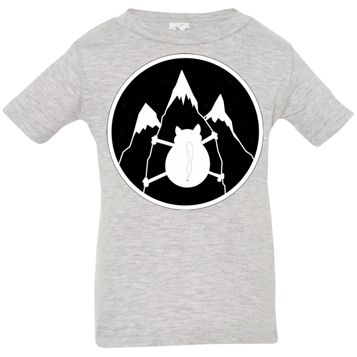 T-Shirts Heather Grey / 6 Months Spider Cat Infant Premium T-Shirt