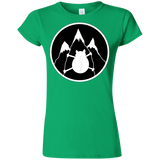 T-Shirts Irish Green / S Spider Cat Junior Slimmer-Fit T-Shirt