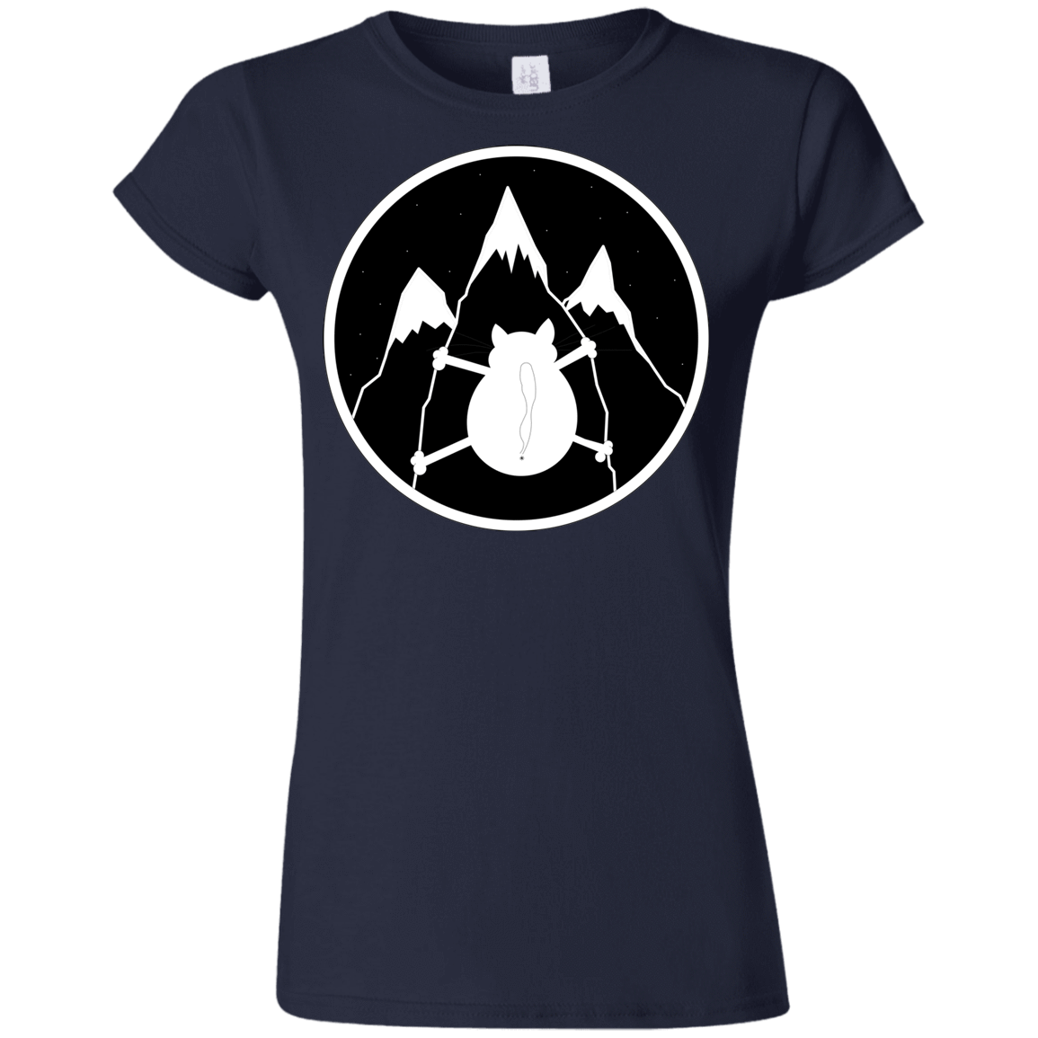 T-Shirts Navy / S Spider Cat Junior Slimmer-Fit T-Shirt