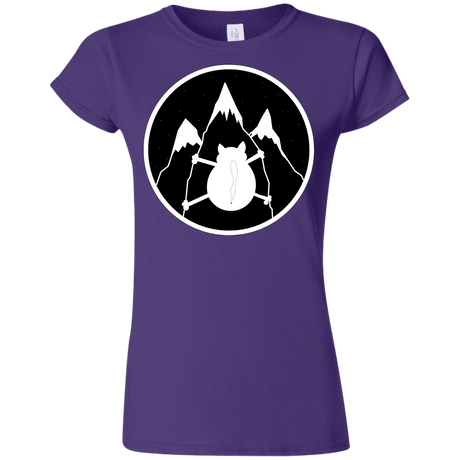 T-Shirts Purple / S Spider Cat Junior Slimmer-Fit T-Shirt