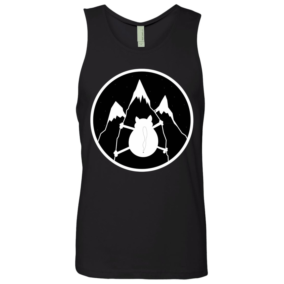 T-Shirts Black / S Spider Cat Men's Premium Tank Top