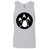 T-Shirts Heather Grey / S Spider Cat Men's Premium Tank Top