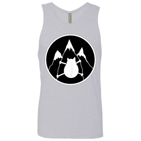 T-Shirts Heather Grey / S Spider Cat Men's Premium Tank Top