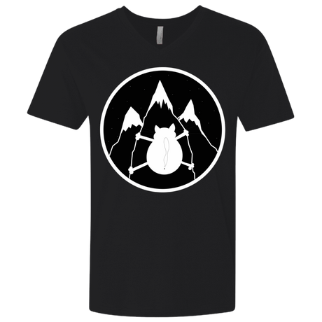 T-Shirts Black / X-Small Spider Cat Men's Premium V-Neck