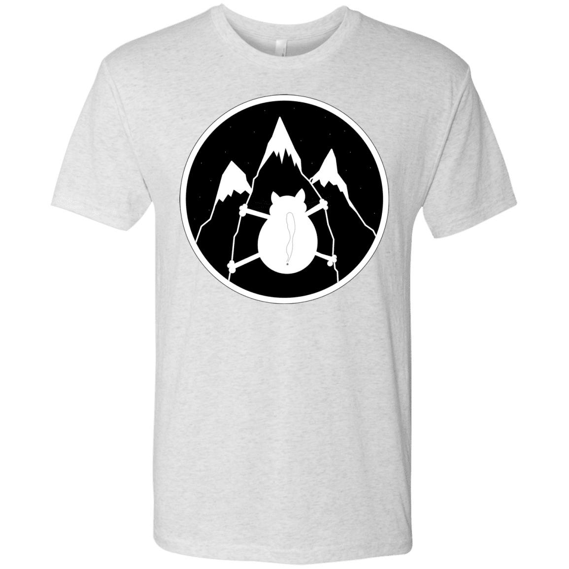 T-Shirts Heather White / S Spider Cat Men's Triblend T-Shirt