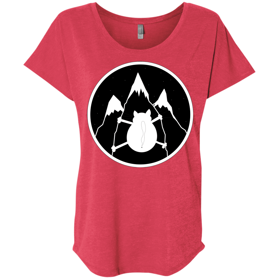 Spider Cat Triblend Dolman Sleeve